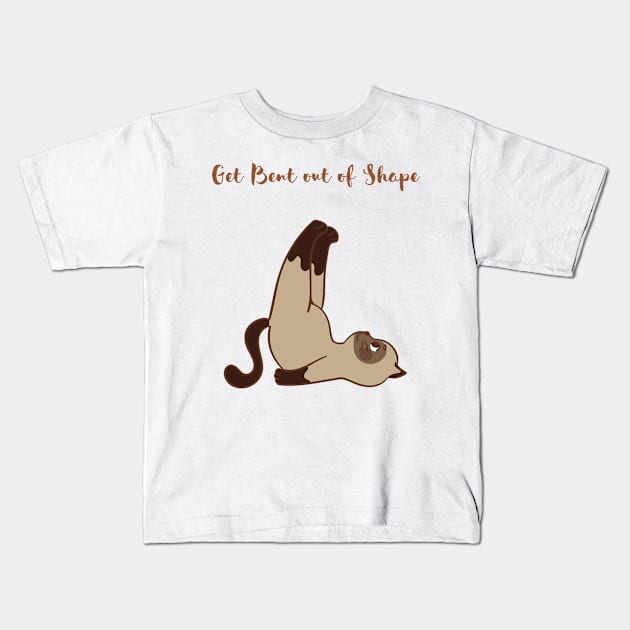 Get bent out of shape! Kids T-Shirt by Slackeys Tees